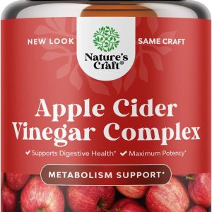 Cleansing Apple Cider Vinegar Capsules – ACV Cleanse and Detox Pills for Gut and Digestive Health with Slimming Cayenne – Extra Strength ACV Capsules for Gut Cleanse and Full Body Detox (30 Servings)