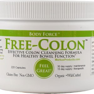 Colon Formula by Markus- Capsules – Comprehensive Formula – Fiber Rich for Toxin Removal – Aloe, Ginger, Citrus Flavonoids & Cascara Sagrada – Gentle & Effective Detoxification
