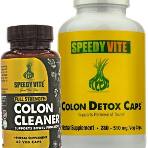 Complete Colon Detox & Cleanse Set (230 Veg Cap Detox, 60 Tablet Cleanse)