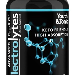 Complete Electrolyte Supplement Pills High Absorption | Cmax Potassium Chloride Magnesium Sodium Calcium Zinc | Boost Endurance Muscle Recovery Mental Focus | Salt Electrolytes Tablets | Keto Friendly