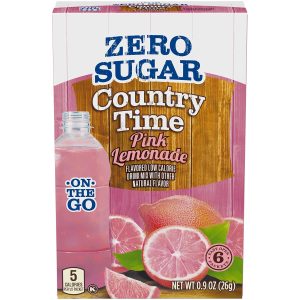 Country Time Sugar-Free Pink Lemonade On-The-Go Powdered Drink Mix 72 Count