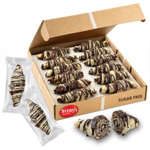 Diabetic Sugar Free Cookies By Stern’s Bakery | [10 Count] Low Calorie Cookies Individually Wrapped | Sugar-Free Chocolate Pastries | Baked Fresh Daily & Scrumptious | Diabetic Friendly Snack for Mom, Dad, Colleague, Friend