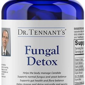 Dr. Tennant’s Fungal Detox | Supports Candida Cleanse, Mood & Hormone Balance | Promotes Healthy Yeast Levels & Gastrointestinal Health
