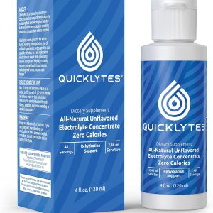 Electrolytes Supplement for Rapid Hydration | No Calorie No Sugar | Potassium, Magnesium & Sodium | Leg Cramp Relief | 48 Servings (1 Bottle)