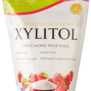 Focus Nutrition, Xyloburst, Sugar-Free, Non-GMO, Gluten-Free Xylitol Low Calorie Sweetener – 3 lb. Resealable Bag