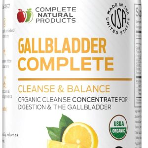 Gallbladder Complete 8oz – Natural Organic Liquid Gallstones Cleanse, Support, & Sludge Formula Supplement