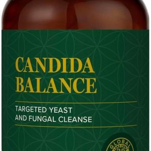 Global Healing Center – Candida Cleanse Supplement (Mycozil) – Detoxification for Yeast Balance Support, Helps Gut & Vaginal Health, Feminine Balance Complex, Candida Overgrowth (120 Capsules)