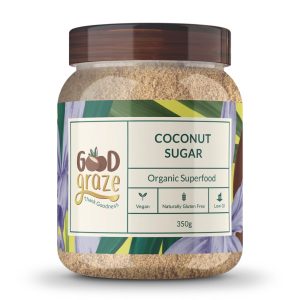 Good Graze Coconut Sugar Sap 350g | Natural Sweetener, No Refined Sugar, Healthy Replacement for Sugar | Unrefined Chemical-free | Fit for baby adults diabetic friendly rich in vitamins mineral