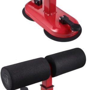 Happyyami 2pcs Ergonomic Sit up Machine Home Fitness Equipment Durable Women’s Fitness Equipment Natural Rubber