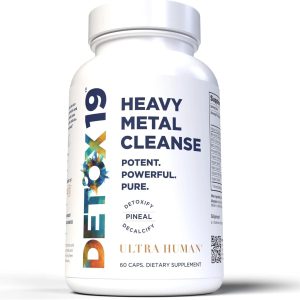 Heavy Metal Detox – Zeolite Detox Capsules, Natural Energy and Immune System, Supports Daily Detox and Optimal pH, Max Absorption Alkaline Capsules, Easy to Take (60 Capsules)