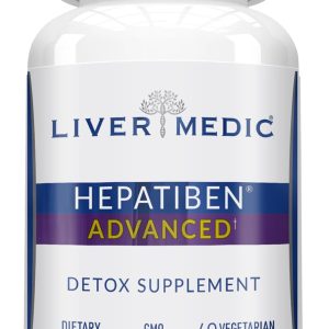 Hepatiben Liver Detox Cleanse, Non-GMO, w/Digestive Repair. Natural Liver Supplement w/Milk Thistle, Silybin, NAC, Choline, Turmeric, Berberine, L-Glutathione 60CT