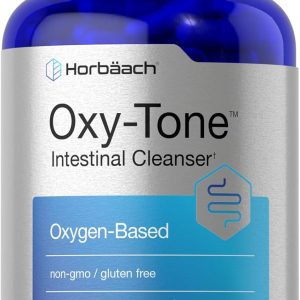 Horbäach Colon Cleanse | 100 Capsules | Non-GMO & Gluten Free Colon Cleanser Pills for Adults | with Ozonated Magnesium