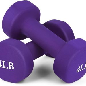 JBM Neoprene Dumbbell Hand Weight Sets of 2 Weights for Women at Home Dumbbells Set of 2