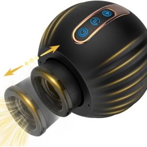 JITEM Exercise Tool,Pumpkin-Shaped Men’s Fitness Equipment, Intelligent Pronunciation, Multi-Frequency Rotation, USB Fast Charging