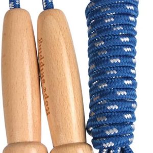 Jump Rope Kids, EGOSKY Adjustable Wooden Handle Skipping Rope for Adult Men Boys Girls Fitness Exercise Outdoor Activity
