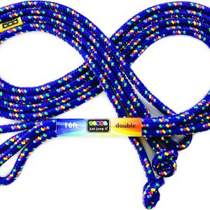 Just Jump It 16′ Foot Single Jump Rope for Kids Women and Men – Active Outdoor Youth Fitness Excersing Equipment – Double Dutch Length Gym Accessories