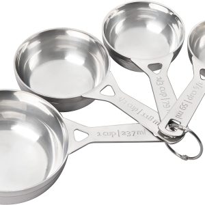 Le Creuset Stainless Steel Measuring Cups, Set of 4