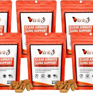 Lung Cleanse Respiratory Immune Support Supplement,25+Key Ingredient Lung Health Detox for Breathing, Asthma, Seasonal Allergy Tablet(90 Day)