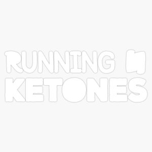 Magnet Running On Ketones Keto Diet Gym Workout Magnet Vinyl Magnetic Sticker Size 5″