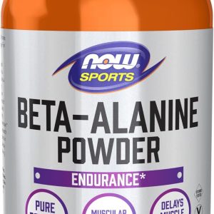 NOW Foods Sports Nutrition, Beta-Alanine Pure Powder 2,000 mg, Muscular Endurance*, 500 Grams