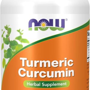 NOW Foods Supplements, Turmeric Curcumin, Derived from Turmeric Root Extract, Herbal Supplement, 120 Veg Capsules