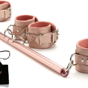 Pilates Exercise bar, Restore Pilates Bar with 4 Adjustable Strap, Exercise Guide, Home Yoga Training Fitness Gear, Stretching Exercise Tools