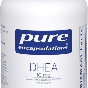 Pure Encapsulations DHEA 10 mg – Adrenal Supplement for Immune Support, Metabolism & Hormone Balance – with Micronized DHEA – 60 Capsules