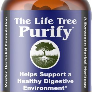 Purify – Certified Organic Advanced Intestinal Support and Microbial Cleanse for Humans and Pets – Contains no Wormwood – 60 Veg Capsule Formulation.