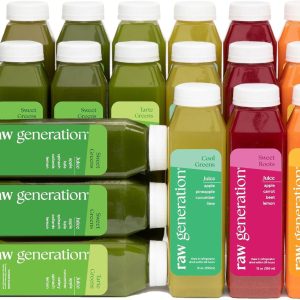 RAW generation 3-Day Skinny Cleanse – Best Sweet Greens Detox Juice Cleanse for Weight Management/Healthiest Way to Cleanse Your System/Jumpstart a Healthier Diet