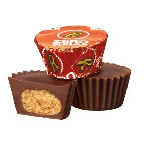 Reeces Zero Sugar Miniatures Chocolate Peanut Butter Cups Candy 5.1oz – Sugar Free Candy, Smooth Peanut Butter, Rich Chocolate, Diabetic Friendly Chocolate Candy, Reeces Peanut Butter Cups