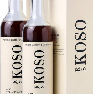 R’s KOSO 5-Day Cleanse Japanese Enzyme Drink Rich in Probiotics and Prebiotic, Made from 100+ Vegetables ? Fruits – Natural Support for Better Digestion & Gut Health + Detox + Cleanse – 16oz × 2