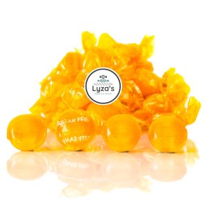 SUGAR FREE Butterscotch Discs – 1 lb. Keto & Diabetic Friendly Hard Candy Gift by Lyza’s Sweets & Treats