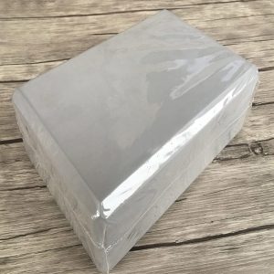 Sports Yoga Block, Yoga Cork Block, Foam Brick, Home Stretch Gym Fitness Exercise Tool, Colors Durable Yoga Brick for Aerobic Exercise Like Speed Training, Endurance Training and Fitness Gym(Grey)