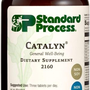 Standard Process Inc. Catalyn – Whole-Food Based Foundational Support for General Wellbeing with Vitamins D, C, A & B6, Thiamine, Riboflavin, Magnesium Citrate – 360 Tablets