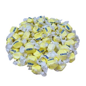 Sugar Free Banana Salt Water Taffy – 1lb (16oz) Bulk Bag Individually Wrapped Soft & Chewy Nut Free, Gluten Free,Diabetic & Keto Friendly Gourmet Candy For Taffy Lovers
