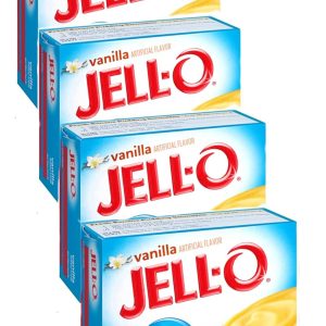 Vanilla Sugar Free Jello Instant Pudding, 1.5 Ounce (4 Pack)