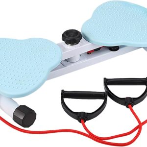 Waist Twisting Fitness Tool Standing Abdomen Exercise Board for Foot Massage Weight Loss,Sport Exercise Twist Board,Aerobic Waist with Loop Resistance Bands, Foot Massage