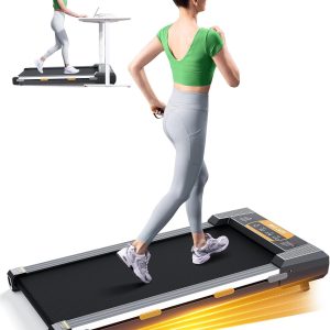 Walking Pad with Incline, Under Desk Treadmill for Home, 2.5HP Portable Treadmills with Remote Control, 4 in 1 Incline Treadmill with LED Display