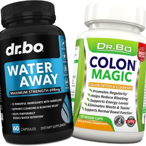 Water Pills Diuretics for Water Retention – Colon Cleanse Detox for Intestinal Cleansing – Away Pills Herbal Diuretic Supplements – Daily Constipation Relief Supplement Gut, Belly, Stomach Flush