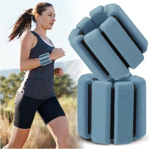 Wrist Weight Sets, 1LB Each Set of 2, Ankle Weights Improve Workout Effectiveness, Wrist Weight for Women, Wearable Arm & Leg Weights for Yoga, Barre Walking Running