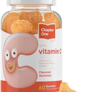 Zahler – Chapter One Vitamin C Gummies for Adults & Kids 125 mg (60 Flavored Gummies) Certified Kosher Gummy Vitamins C Chewable Vitamin Gummies – Chewable Vitamin C Gummy – Vitamin C Gummies Kids