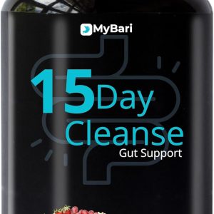 15 Day Cleanse – Gut and Colon Support – Advanced Gut Cleanse Detox for Women & Men with Senna, Cascara Sagrada & Psyllium Husk – Non-GMO – Made in USA – 30 Capsules