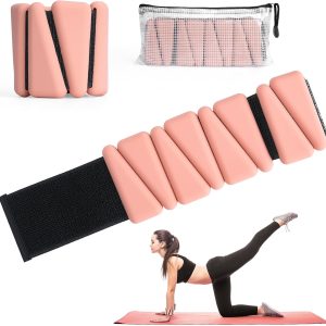 Adjustable Wrist and Ankle Weights for Women: 2 lbs Total (1 lb Each), Arm Weights for Walking, Weighted Wristbands, Ankle Weights, and Arm Weights