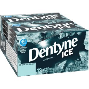 Dentyne Ice, Avalanche, Sugar Free Pellet Gum – 12×12/144ct