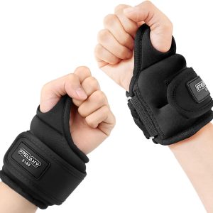 Frelaxy Wrist Weights with Thumb Loops Lock for Men Women 1lb*2 2lbs*2 3lbs*2 Ankle Weights Weighted Gloves for Running Strength Training Yoga Walking Exercises