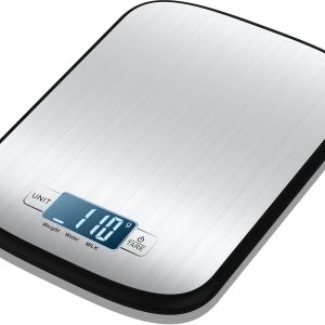 G.CATACC Digital Kitchen Scale for Food, Food Scale Digital Weight Grams and Ounces for Baking, Cooking, and Meal Prep- with LCD Display and Tare Function, Batteries Included
