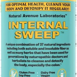 Internal sweep® – (454 Grams Colon Cleanse & Detox Fiber Powder, a Potent Blend of 37 Herbs Used by Master Herbalists for Hundreds of Years.