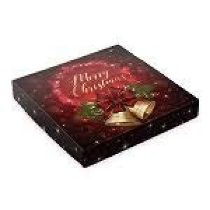 Merry Christmas Gift Box with Sugar Free Assorted Chocolate – made by Diabetic Candy and friendly – Great for Christmas