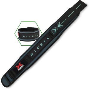 PICSIL Weight Lifting Belt, Workout Belt for Exceptional Core & Back Support, Weightlifting Belt Ideal for Squats, Lunges, & Barbell Exercises, Customizable with Space for Patches