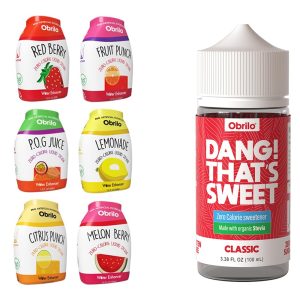 Stevia Water Enhancer & Liquid Sweetener Drops Bundle – Zero-Calorie, Keto, Diabetic-Friendly